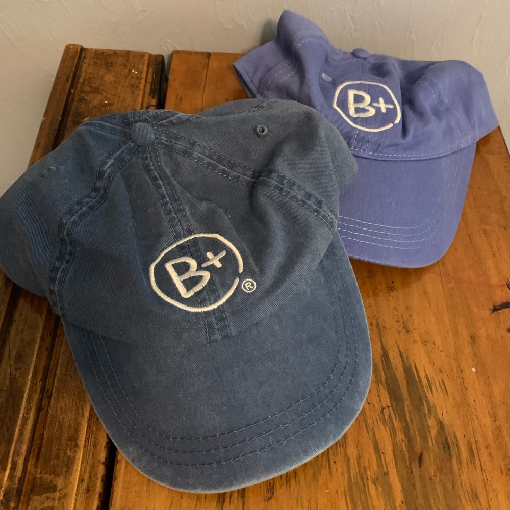 {B+} Set of Blue Denim Baseball Hats